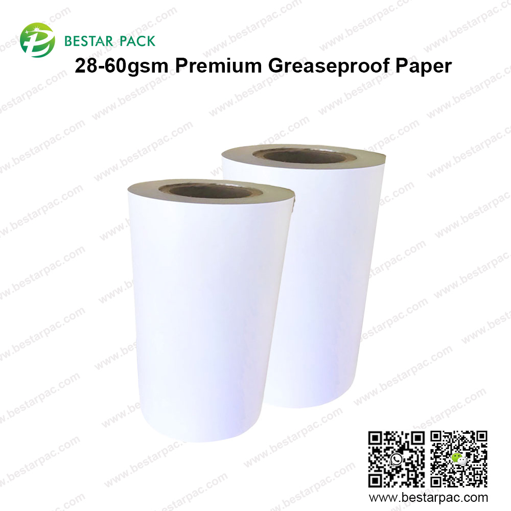 Papel à prova de gordura premium 28-60 gsm